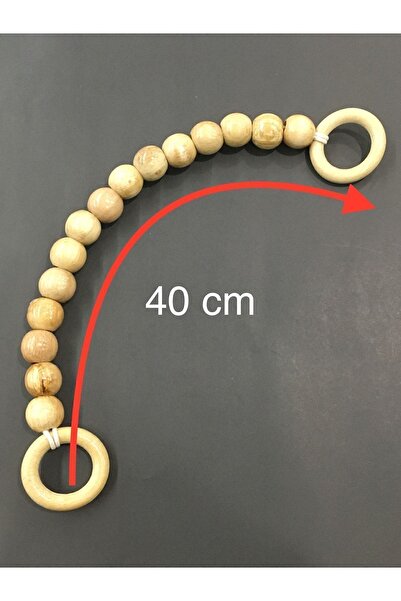 karantuhafiye Bag Handle Wooden Beaded