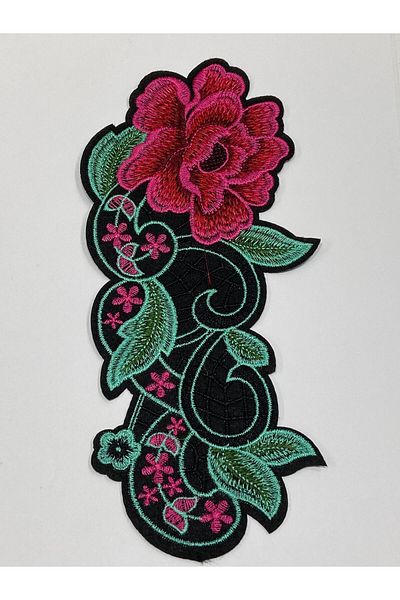 karantuhafiye Rose Applique / Embroidery Rose Applique / Bonding Applique