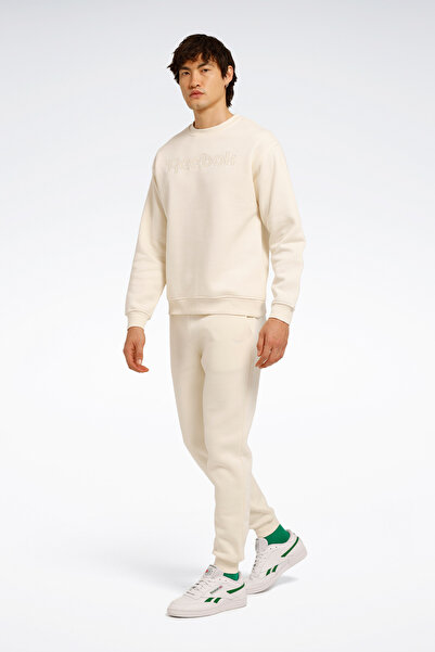 Reebok ARIN BSC JOGGER Bej Erkek Eşofman Altı