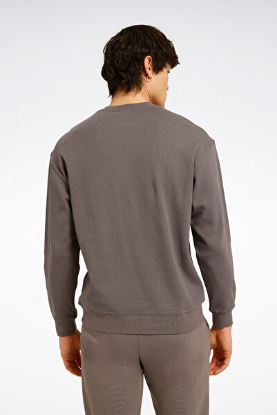 Reebok Φούτερ CHASE BSC με λαιμόκοψη C Antrasit Erkek