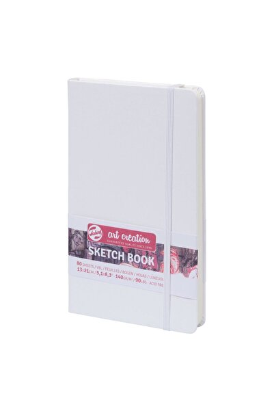 Talens كراسة رسم فنية بيضاء - 140 جرام، 13 × 21 سم