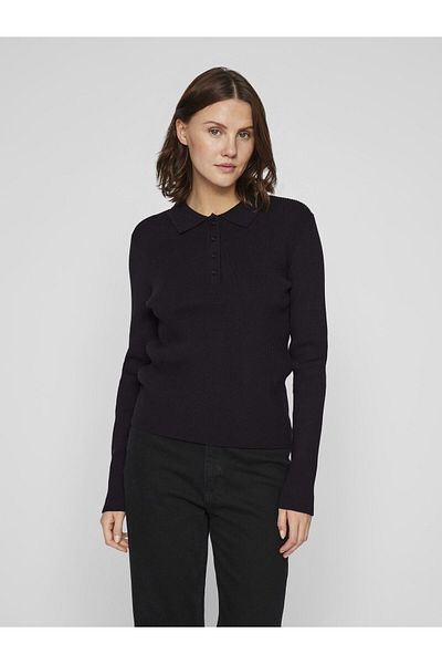 VILA Strickpullover Polo