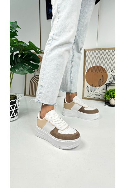 Allyup Καθημερινά γυναικεία μαύρα αθλητικά παπούτσια με κορδόνια ελαφριά παχι...