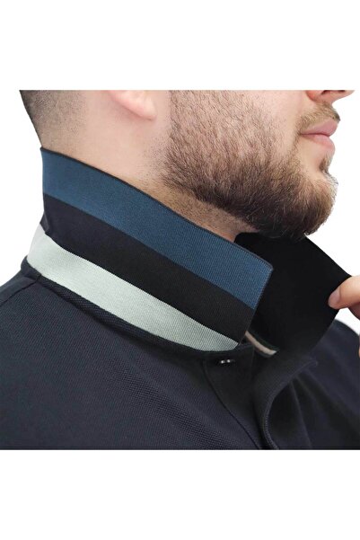 Giordano Men's Performance Slim Fit Lion Embroidery Solid Polo