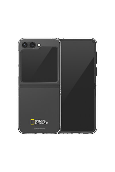NATIONAL GEOGRAPHIC جراب Crystal Slim Fit لهاتف Galaxy Z Flip 5 V2 Galaxy Z F...