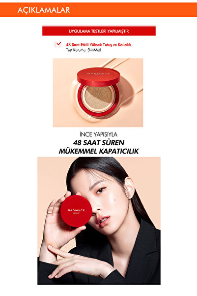 Missha Mat Bitişli Ve Kalıcı Cushion Fondöten Radiance Perfect Fit Cushion Foundation No23 Sand Spf50