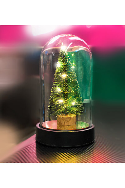 Genel Markalar Kar Küresi Işıklı Yılbaşı Çam Ağacı Hediye Paketli