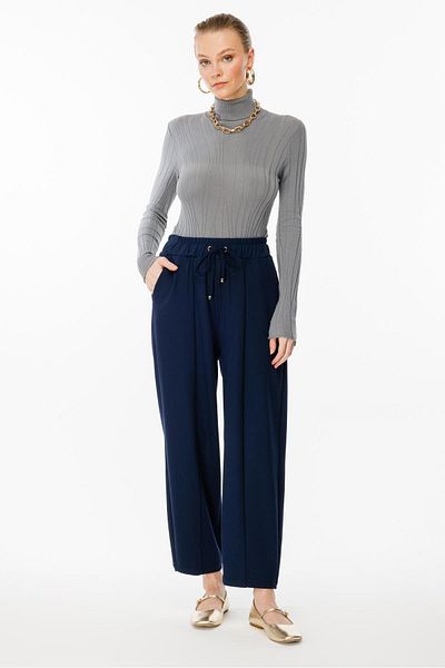 Ghisa Navy Blue Trousers