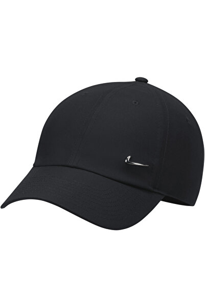 Nike Καπάκι Nike Club Unstructured Metal Swoosh, Μαύρο, Unisex