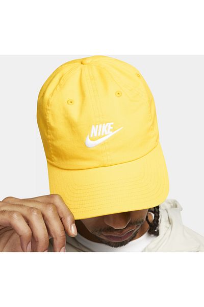 Nike Kšiltovka Nike Club Unstructured Futura Wash Cap, žlutá, Unisex