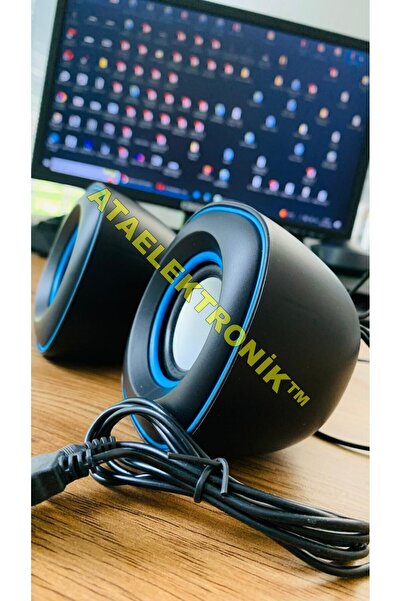 ATA ELEKTRONİK Yüksek Ses Kapasitesi Mini Kablolu Usb 2.0 Hoparlör 1 1 Mini S...