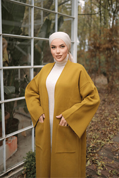 Nissra Ankanoor Mustard Double Steel Knitwear Cardigan Anka 2518202