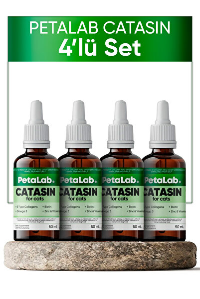 PETLAB Petalab Catasin For Cats 50 ml (KEDİLER İÇİN KOLAJENLİ TÜY SAĞLIĞI DAM...
