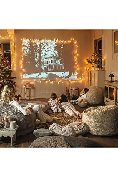 Coverzone 10 metri cu mufă Lumină LED galbenă Crăciun Pom de Anul Nou Bec LED Pin Pom Balcon Decor pentru hol