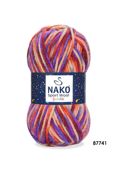 NAKO Sport Wool Şenlik El Örgü İplikleri