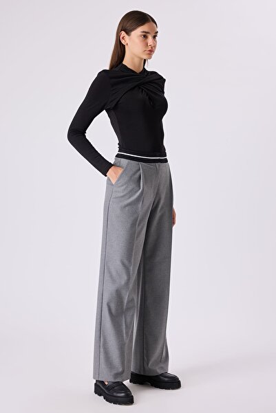 FEVER Kontrast garnili palazzo pantolon