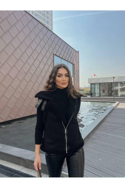 Sindimoda Oversize Süet Yelek