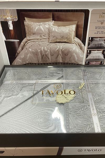 TAVOLO Di̇va Luxury Lace Bed Cover