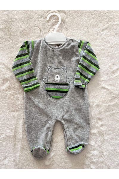 Bebitof Teddy Bear Velvet Jumpsuit