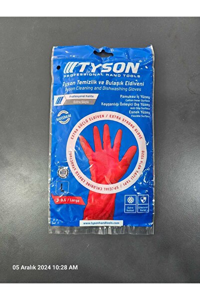 TYSON Temizlik Ve Bulaşık Eldiveni (L)