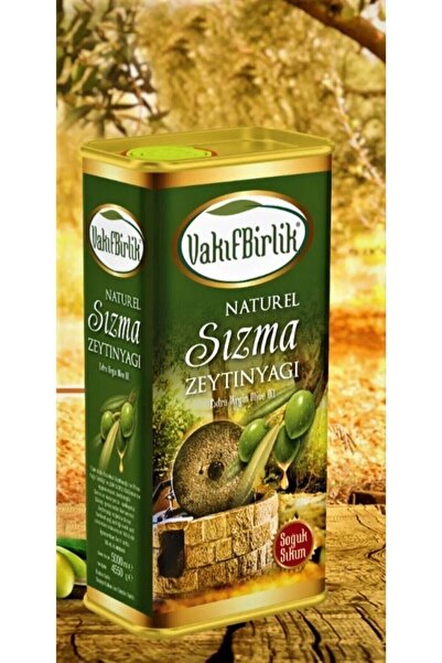 Natural Vakıfbirlik 5 LT ZEYTİNYAĞI Naturel Soğuk Sıkım
