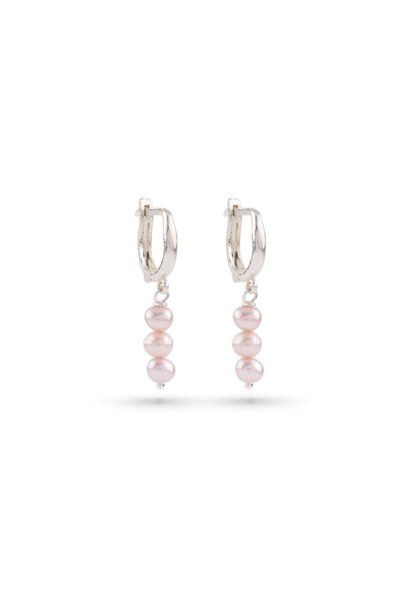 Ecru Atelier Malia Pembe İnci Küpe