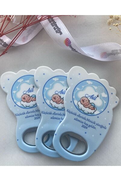 Nehir (10 ADET) AYAK AÇACAK MAGNET-YENİ DOĞAN,6AY KINASI, NİŞAN,NİKAH,SÖZ,KIN...