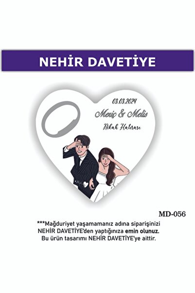 NHR MGNT (10 ADET) KALP AÇACAK MAGNET-YENİ DOĞAN,6AY KINASI, NİŞAN,NİKAH,SÖZ,...