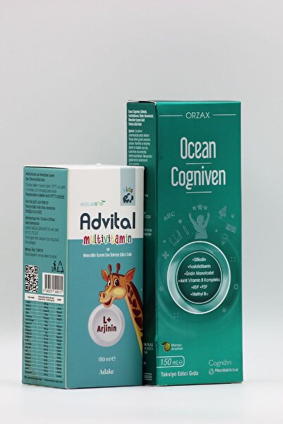 Orzax Ocean Cogniven Odaklanma Hafıza Geliştiren Şurup ve L Arjinin içeren Ad...