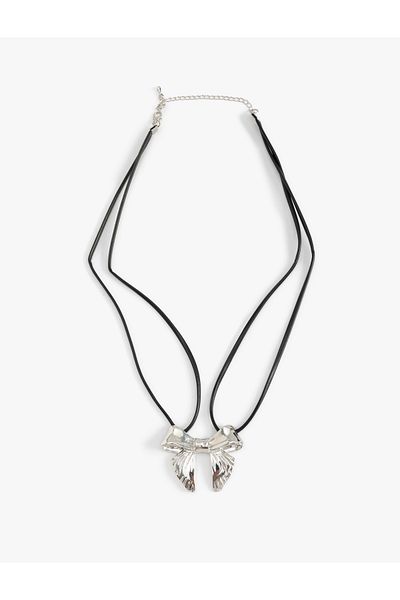 Koton Bow Charm Detailed Necklace