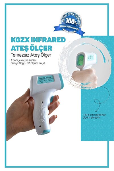 Albitmesin Kgzx Alından Temassız Infrared Dijital Ateş Ölçer