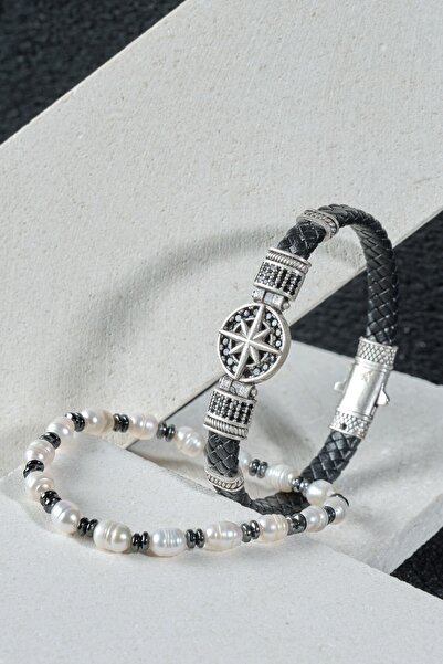 Ssilhoutte Doğaltaş سوار مزيج الحب والأناقة - لؤلؤ - الهيماتيت - تصميم أنيق م...