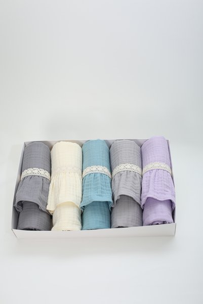 AHSEN TASARIM Muslin Organic Cotton Hand and Face Towel 1 Piece