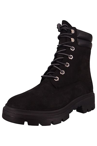 Timberland Damen Winterstiefel Stiefel Cortina Valley WP TB1A5NBY015 Schwarz Jet Black Leder mit GreenStride?