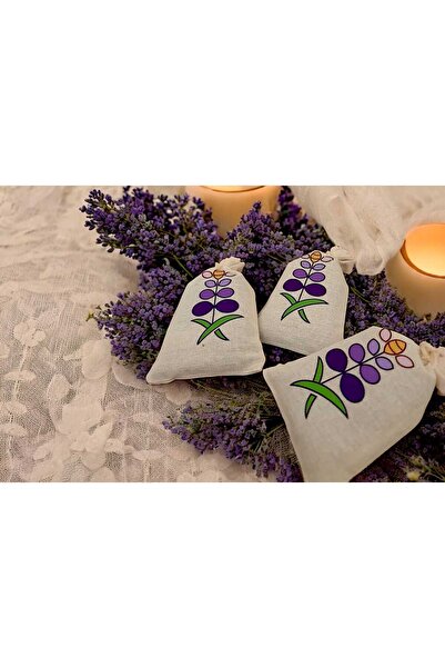 Deka 5 Adet Lavanta Kesesi 20 gr Kurutulmuş Lavanta Çiçeği Dolap Ve Çekmece I...