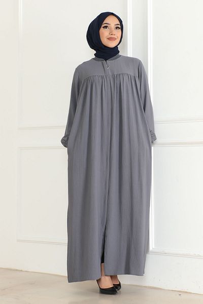 OKTAYUSTA COLLECTİON Mevlana Cut Daily Abaya with Robe