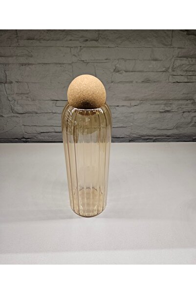 ALANYA HOME DECOR HONEY COLOR TOP CORK LID JAR  BAL RENK TOP MANTAR KAPAK KAV...