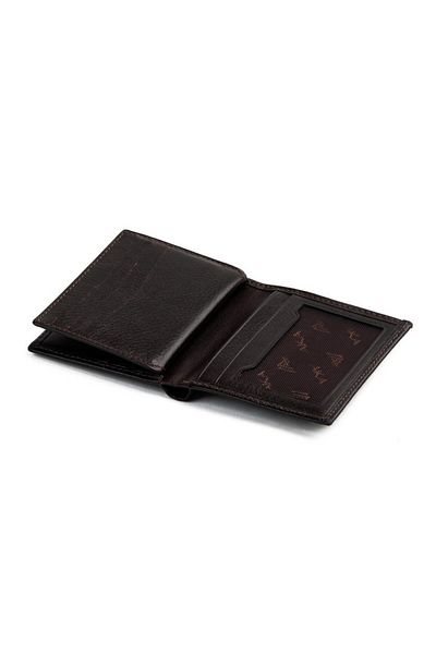 Necati Çanta Мъжки портфейл с държач за карти от естествена кожа
