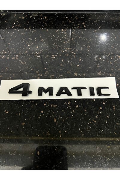 kaytaz Mercedes Black 4Matic Trunk Lettering - Glossy Black