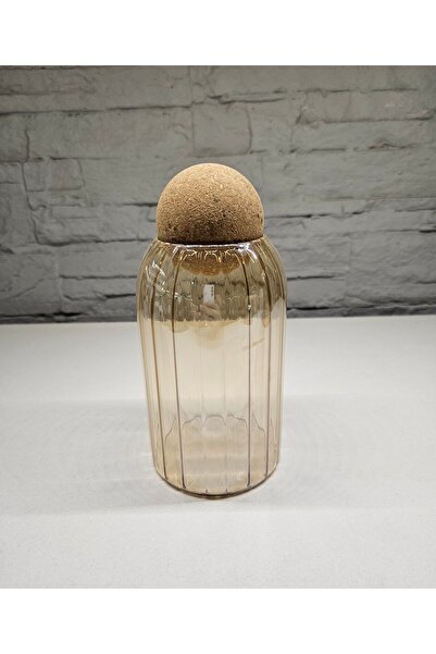 ALANYA HOME DECOR HONEY COLOR TOP CORK LID JAR  BAL RENK TOP MANTAR KAPAK KAV...