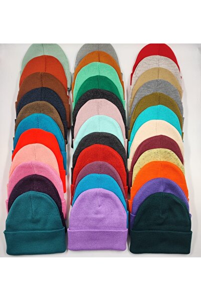 OnMyHead Candy Pink Folded Knitwear Beanie