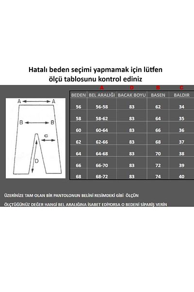 Surco Παντελόνι Gabardine Τσέπης Plus Size 5