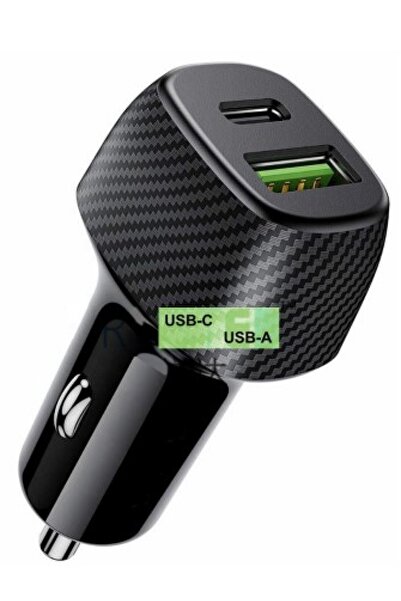 Concord 36w Pd - Qc 3.0 Usb Hızlı Fast Araç Çakmaklık Şarjı Metal Oncord C-774