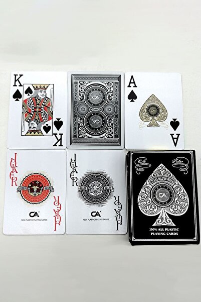 Weather Forecast Jumbo Plastic Waterproof Jumbo Blackjack Playing Card Game Paper Cin885Slv