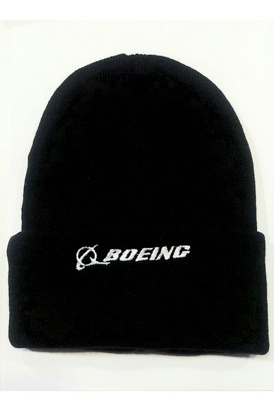 Havacı Uçuş Dünyası Boeing Logo Embroidered Beret