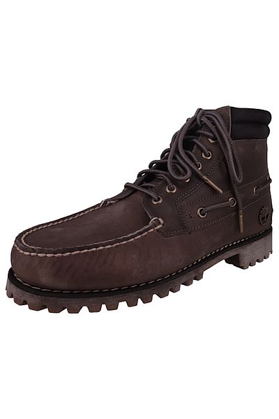 Timberland Herren Boots Stiefel Authentic Tb0a2n4cel7 Grau Medium Grey Full Grain Leder Mit Außensohle Aus Gum