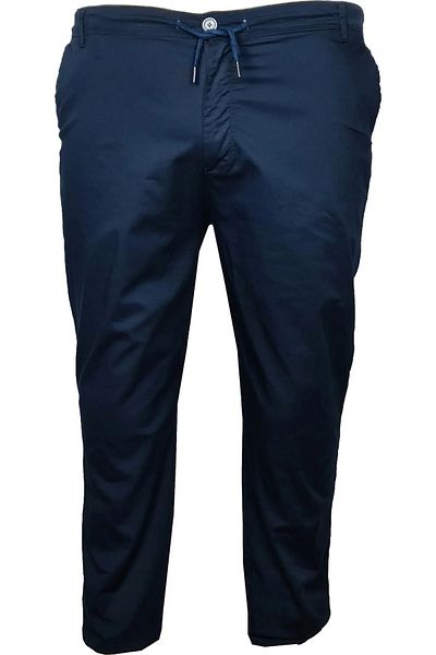 Surco Plus Size Elastic Waist Gabardine Trousers