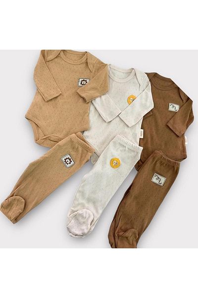 Necix's Gold Stone Baby Malta Body and Triple Set for Baby Boy