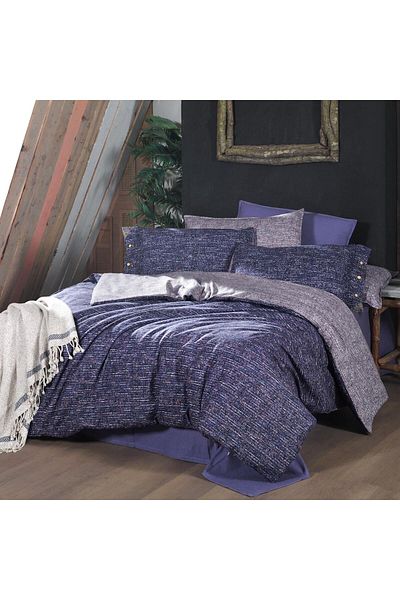 Sarev Комплект завивки Glamis King Size Lilac - 100% памучен фланел