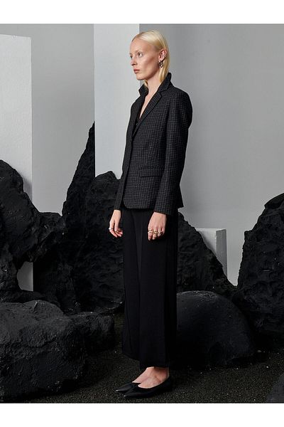 RİVUS Side Zip Baggy Trousers - Black